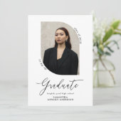 Moderne scriptfotograaf kaart (Staand voorkant)