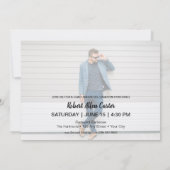 Moderne scriptfotograaf kaart (Achterkant)