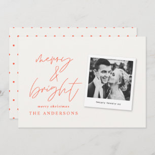 Moderne scriptfoto's voor vrolijk kerstfeest