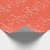 Moderne scriptfoto's, vrolijk rood kerstfeest cadeaupapier (Hoek)