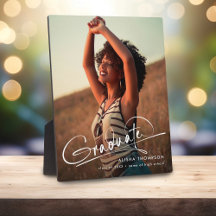 Moderne Scriptie Afstudeerfoto Cadeau Afstuderen