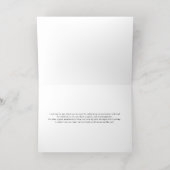 Moderne Scriptie Afstuderen 2026 Foto Bedankt Folie Wenskaart (Binnenlaag)