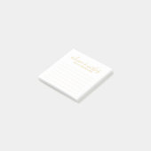Moderne scriptie huwelijksadvies en wensen post-it® notes (Schuin)