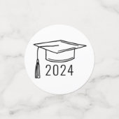 Moderne Scriptie voor Afgestudeerde Middelbare Sch Confetti (Kleine voorkant)