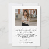 MODERNE SCRIPTKALLIGRAFIE AFSTUDEREN | AFSTUDEREN AANKONDIGING (Achterkant)