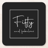 Moderne scriptkalligrafie, vijftig en geweldig kartonnen onderzetters (Voorkant)