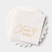 Moderne scriptklasse van Afstuderen Folie Servetten (Insitu (Gestapeld))