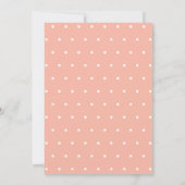 Moderne scriptnaam multi foto polka dot geboorte aankondiging (Achterkant)