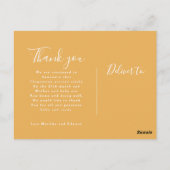 Moderne scriptnaam multi photo polka dot briefkaart (Achterkant)