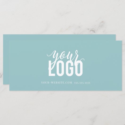 Moderne scriptpagina Bedrijfscadeaucertificaat (Voorkant / Achterkant)