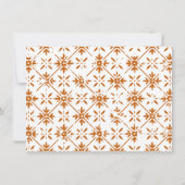 Moderne scripts en Tegel briefpapier Bedankkaart (Achterkant)