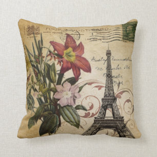 moderne  scripts zoals Paris Eiffel Tower Kussen