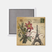 moderne scripts zoals Paris Eiffel Tower Magneet (Voorkant / Achterkant)