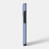 Moderne scripttypografie blauwe meisjesachtige har iPhone hoesje (Linkerkant)