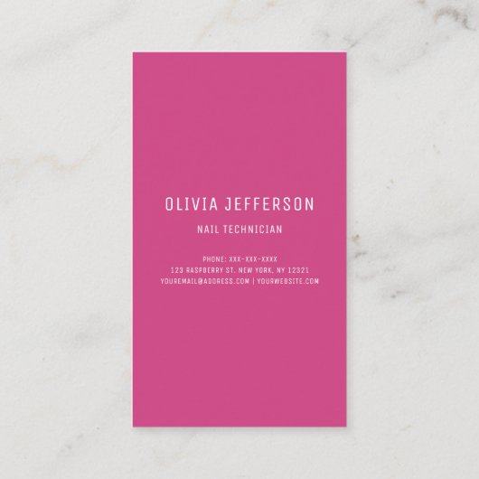 Moderne scripttypografie Glitter Drips Foto Visitekaartje (Achterkant)