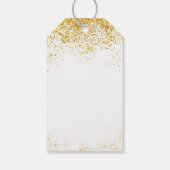 Moderne Scriptuur Sip Sip Hooray Trouwfeest Wijn F Cadeaulabel (Achterkant)