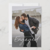 Moderne scriptweduwenpartij voor foto's kaart (Voorkant)