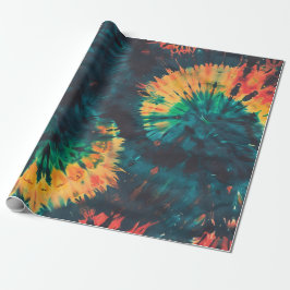 Moderne Seizoensgebonden Huidige Eerste Verjaardag Cadeaupapier