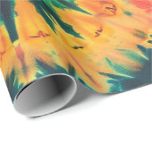 Moderne Seizoensgebonden Huidige Eerste Verjaardag Cadeaupapier (Rol Hoek)