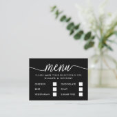 Moderne selectie in het menu Eenvoudig script in z (Staand voorkant)