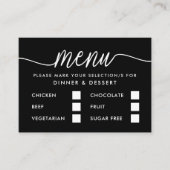 Moderne selectie in het menu Eenvoudig script in z (Voorkant)