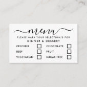 Moderne selectie in het menu Eenvoudig script in z (Voorkant)