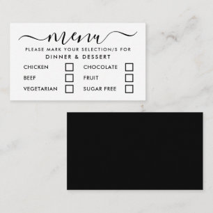 Moderne selectie in het menu Eenvoudig script in z