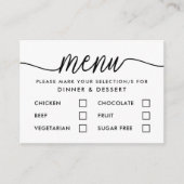 Moderne selectie in het menu Eenvoudig script in z (Voorkant)