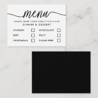 Moderne selectie in het menu Eenvoudig script in z