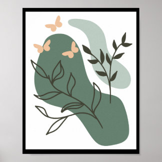 Moderne semiglans Poster/wandkunst Poster