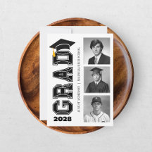 Moderne Senior Honkbal Speler Foto Afstuderen