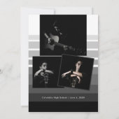 Moderne Senior Stps Afstudeerder Fotokaart (Achterkant)