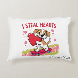 Moderne sentimentele Valentijn Kussens voor huisdi