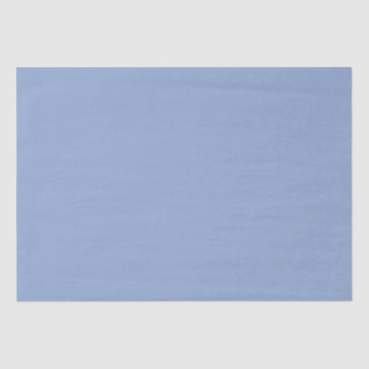 Moderne Sereniteit Blauw Effen Kleur Tissuepapier (Voorkant)