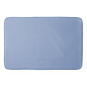 Moderne Sereniteit Blauwe Effen Kleur Badmat (Voorkant)