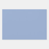 Moderne Sereniteit Blauwe Effen Kleur Inpakpapier Vel (Voorkant)