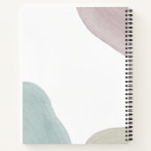 Moderne Sereniteit | Gepersonaliseerd modern Notit Notitieboek (Achterkant)