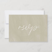 Moderne Sereniteit | Kaart RSVP-respons (Achterkant)