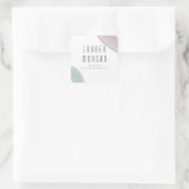 Moderne sereniteit | Monogram Sticker (Tas)