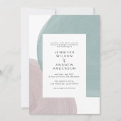 Moderne Sereniteit | Uitnodiging tot weddenschappe (Voorkant)