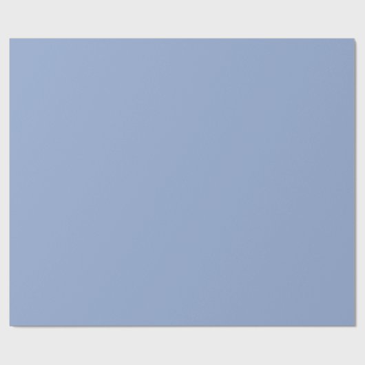 Moderne Serenity Blue Plain Effen Kleur Cadeaupapier (Vlak)
