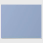 Moderne Serenity Blue Plain Effen Kleur Cadeaupapier (Vlak)