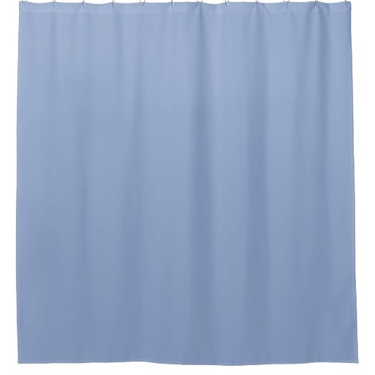 Moderne Serenity Blue Plain Effen Kleur Douchegordijn (Voorkant)
