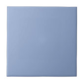 Moderne Serenity Blue Plain Effen Kleur Tegeltje (Voorkant)