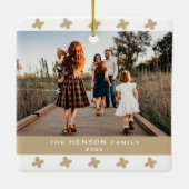 Moderne serie Floral Pattern Keramisch Ornament (Achterkant)