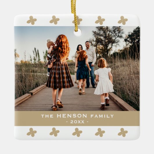 Moderne serie Floral Pattern Keramisch Ornament (Voorkant)