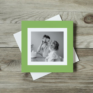 Moderne serie Foto Groene Eenvoudig Lovely Gift