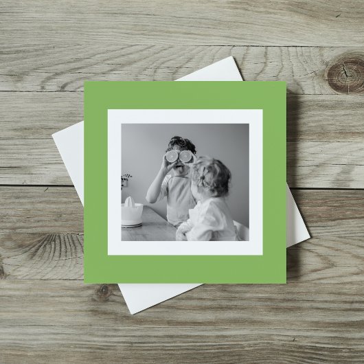 Moderne serie Foto Groene Eenvoudig Lovely Gift