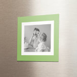 Moderne serie Foto Groene Eenvoudig Lovely Gift Magneet<br><div class="desc">Moderne serie Foto Groene Eenvoudig Lovely Gift</div>