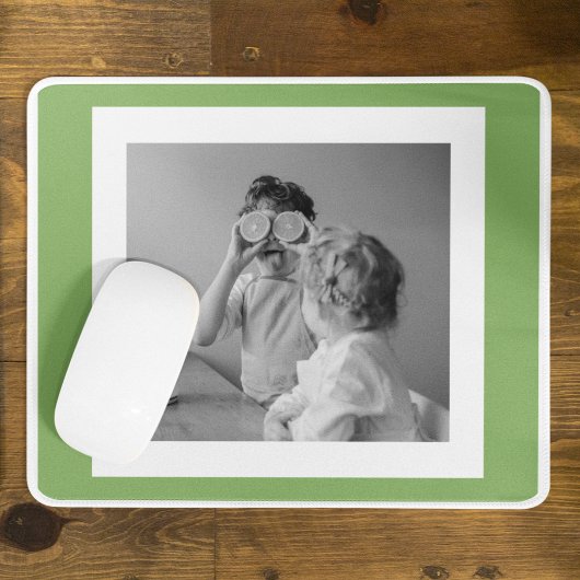 Moderne serie Foto Groene Eenvoudig Lovely Gift Muismat